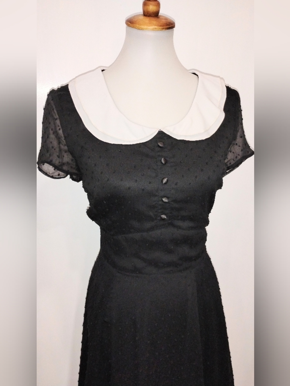 SHEER POLY PIQUE HELL BUNNY DRESS